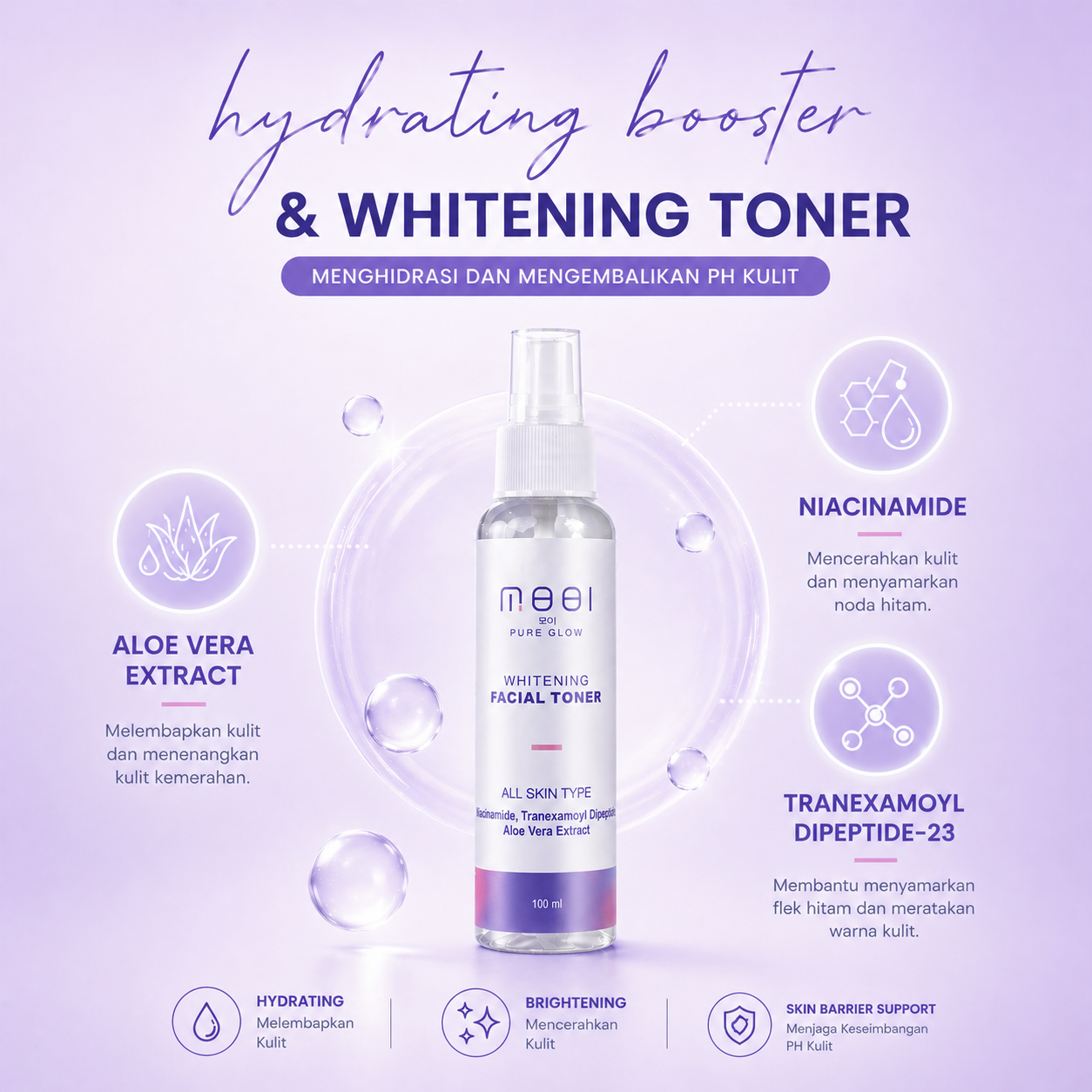 MOOI Whitening Facial Toner